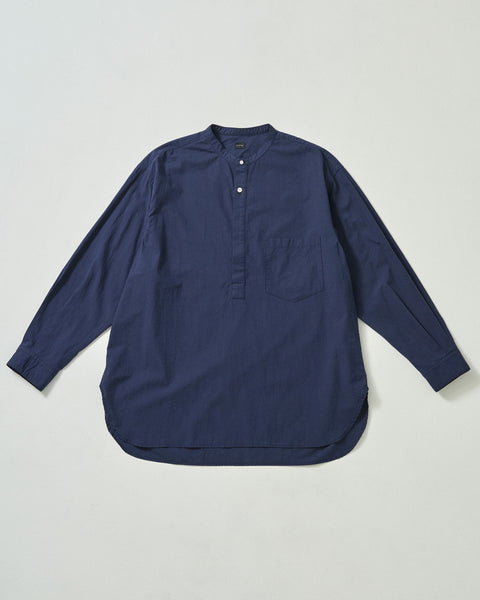 RELAX STAND COLLAR PULLOVER SHIRT