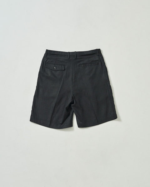 LINEN BLEND 2TUCK SHORTS