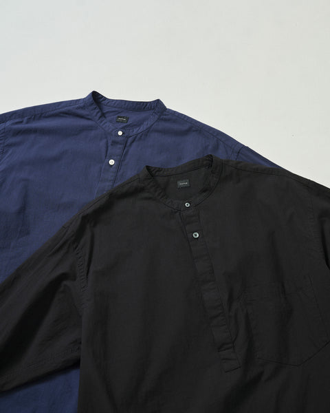 RELAX STAND COLLAR PULLOVER SHIRT