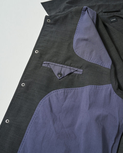 SUMMER WOOL MIX COACH JACKET