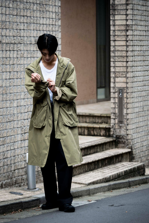 FUNCTIONAL STAND COLLAR COAT