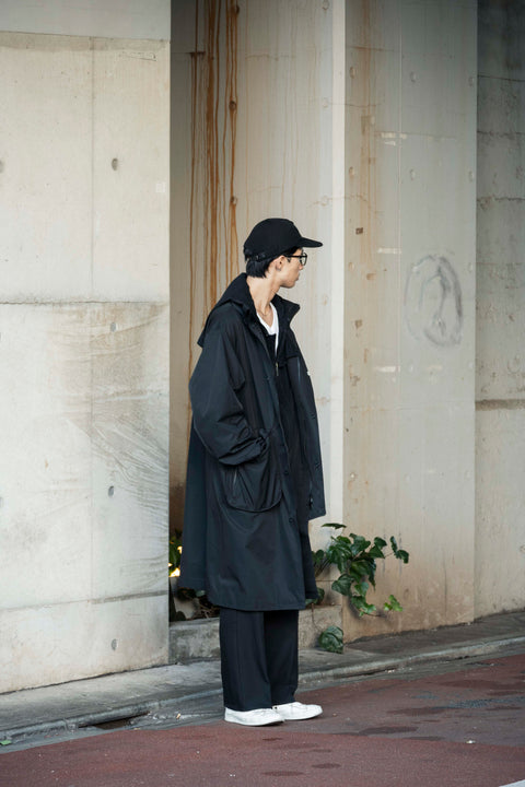 FUNCTIONAL STAND COLLAR COAT