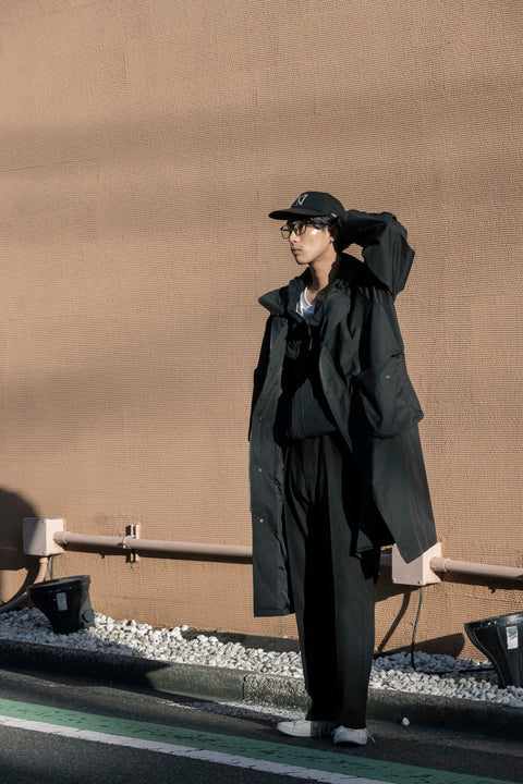 FUNCTIONAL STAND COLLAR COAT