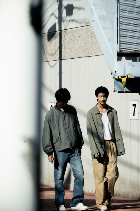 STRETCH POPLIN COVERALL