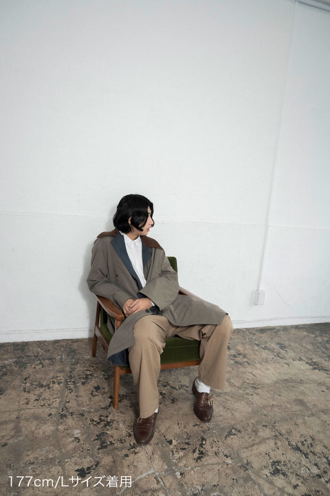 REVERSIBLE SOUTIEN COLLAR COAT