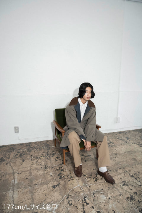 REVERSIBLE SOUTIEN COLLAR COAT