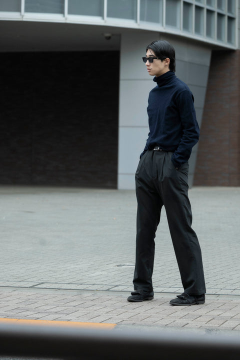 CLEAR TWILL DRAWSTRING TROUSERS