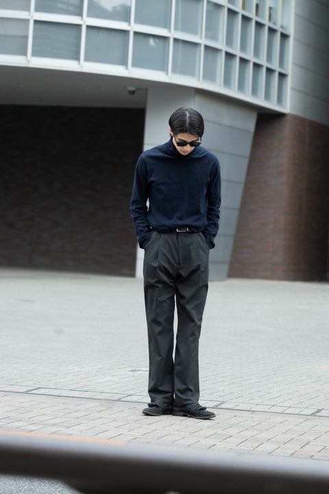 CLEAR TWILL DRAWSTRING TROUSERS