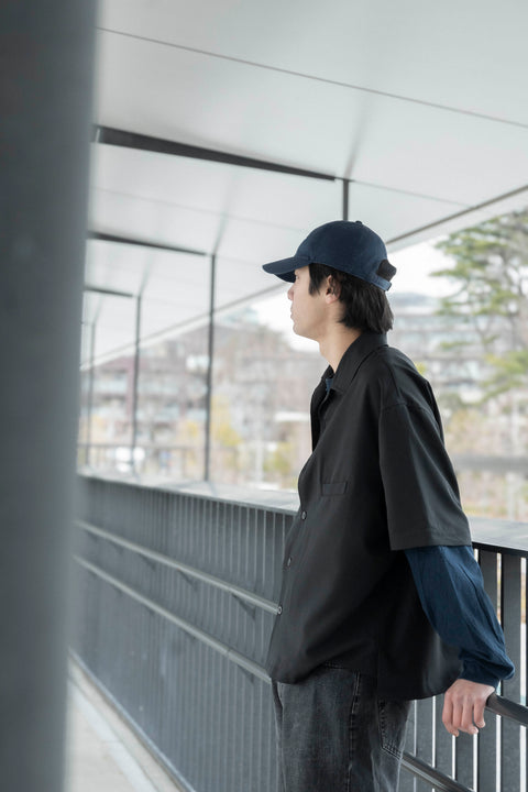 CLEAR TWILL OPEN COLLER SHIRTS