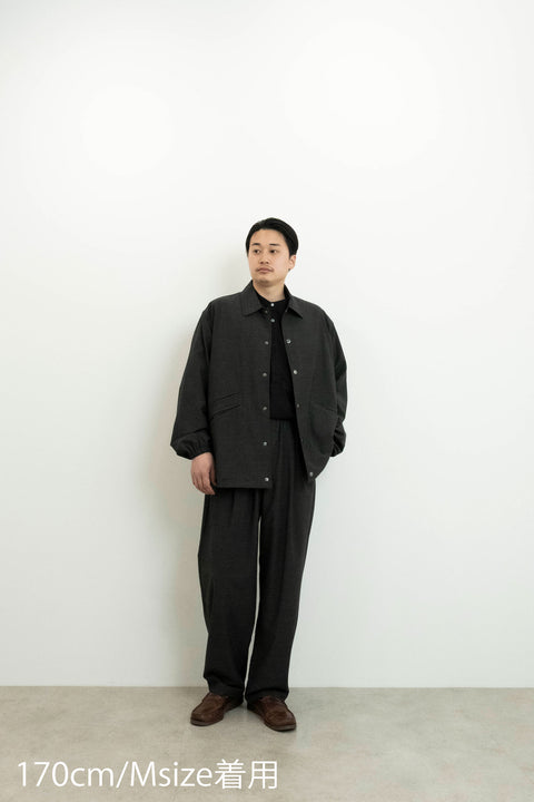 SUMMER WOOL MIX COACH JACKET
