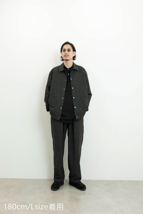SUMMER WOOL MIX COACH JACKET