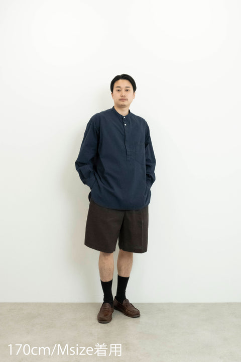 LINEN BLEND 2TUCK SHORTS