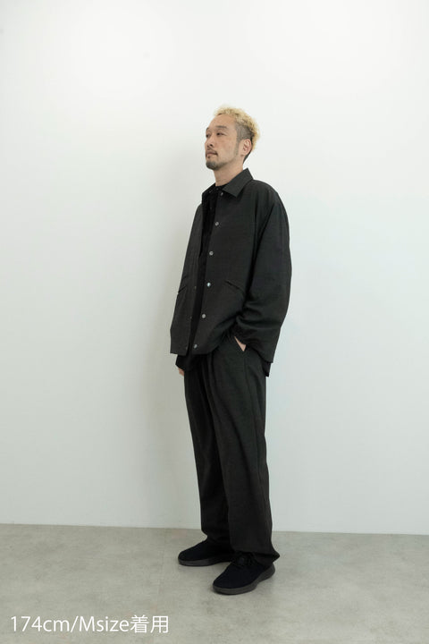 SUMMER WOOL MIX EASY PANTS