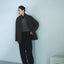 WOOL MIX EASY TROUSERS