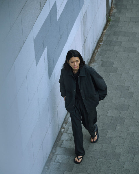 SUMMER WOOL MIX EASY PANTS