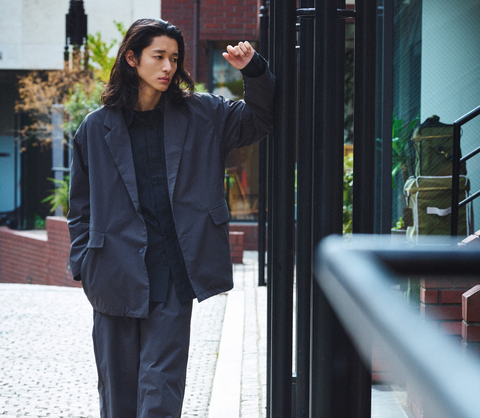 TECH TAILORED JACKET　/　WIDE SLACKS