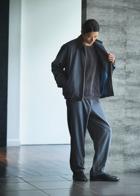 FLANNEL SWING TOP BLOUSON