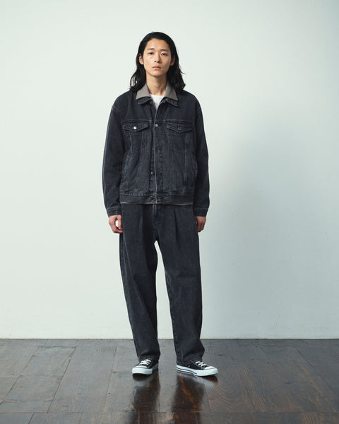 FADED WIDE DENIM