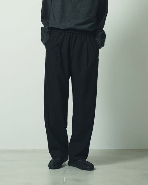 WOOL MIX EASY TROUSERS