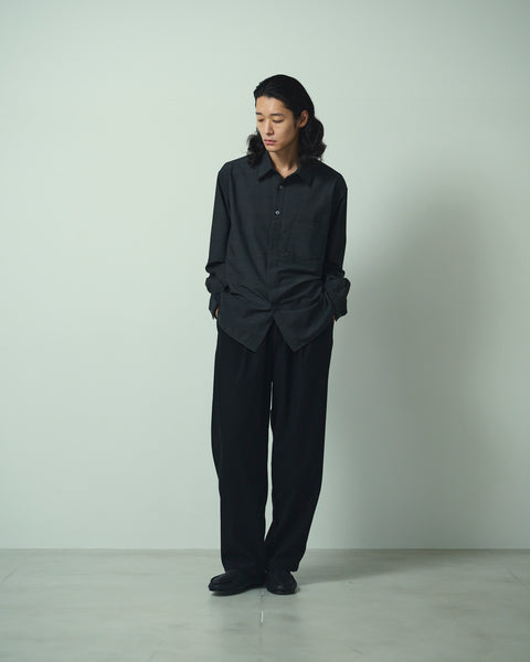 LIGHT WOOL MIX TRIPLE STITCH SHIRTS