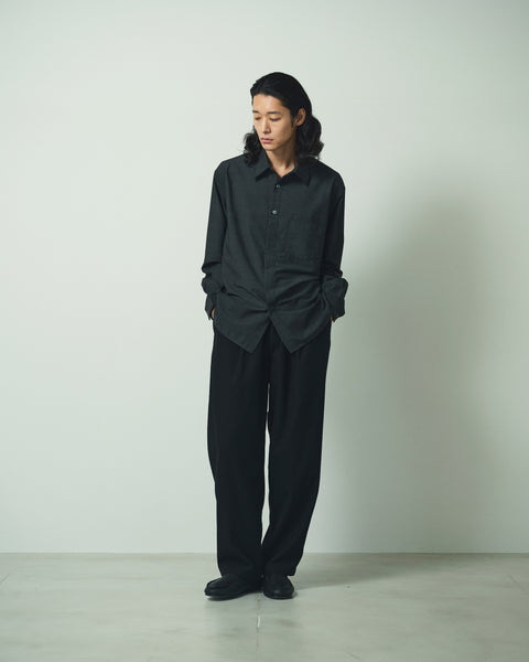 LIGHT WOOL MIX TRIPLE STITCH SHIRTS