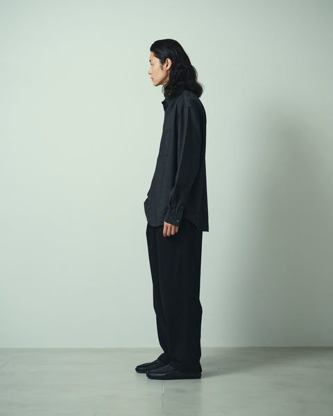 LIGHT WOOL MIX TRIPLE STITCH SHIRTS
