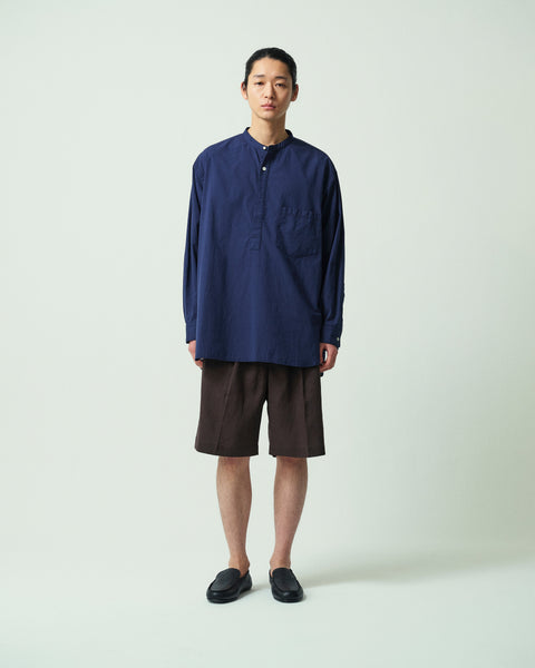 RELAX STAND COLLAR PULLOVER SHIRT