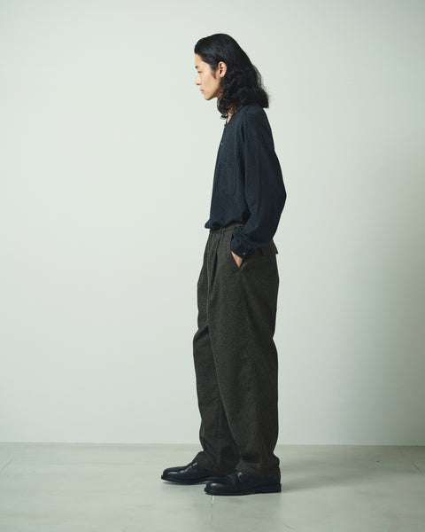 WOOL MIX EASY TROUSERS
