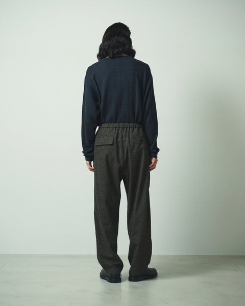 WOOL MIX EASY TROUSERS