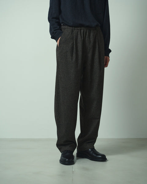 WOOL MIX EASY TROUSERS