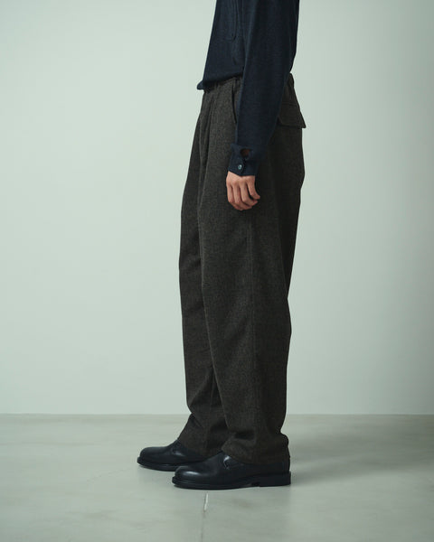 WOOL MIX EASY TROUSERS