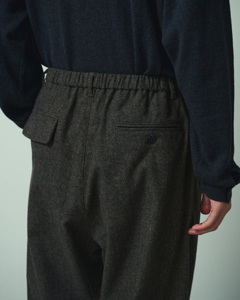 WOOL MIX EASY TROUSERS