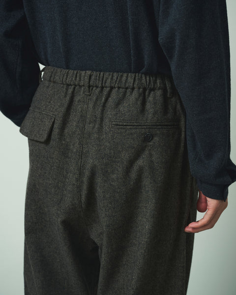 WOOL MIX EASY TROUSERS