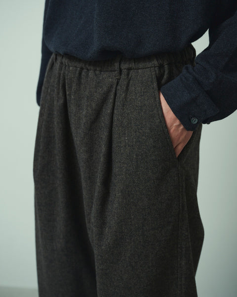WOOL MIX EASY TROUSERS