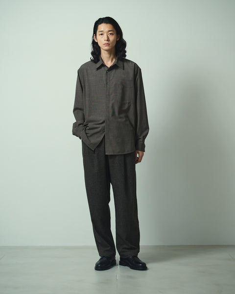 WOOL MIX EASY TROUSERS