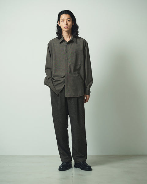 WOOL MIX EASY TROUSERS