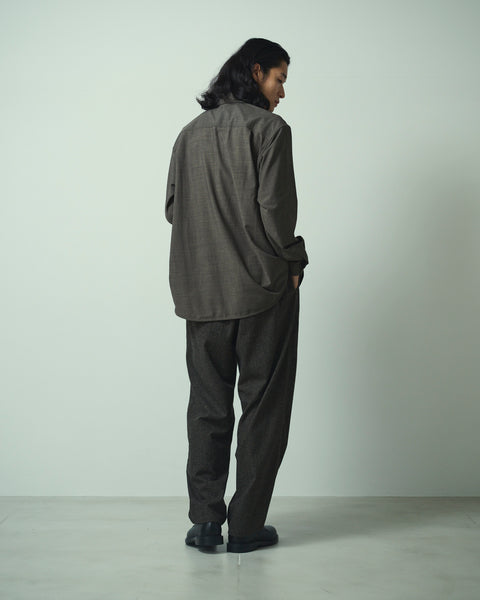 WOOL MIX EASY TROUSERS