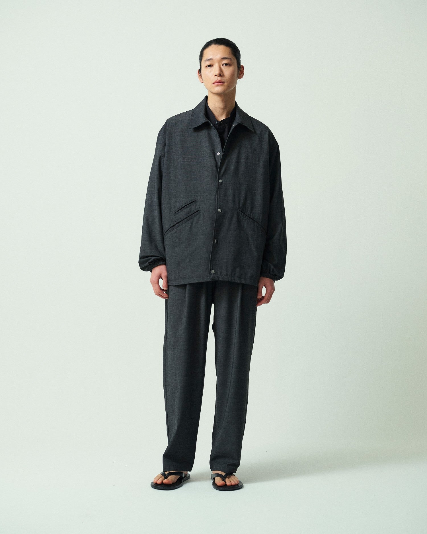 SUMMER WOOL MIX COACH JACKET – RHYTHR