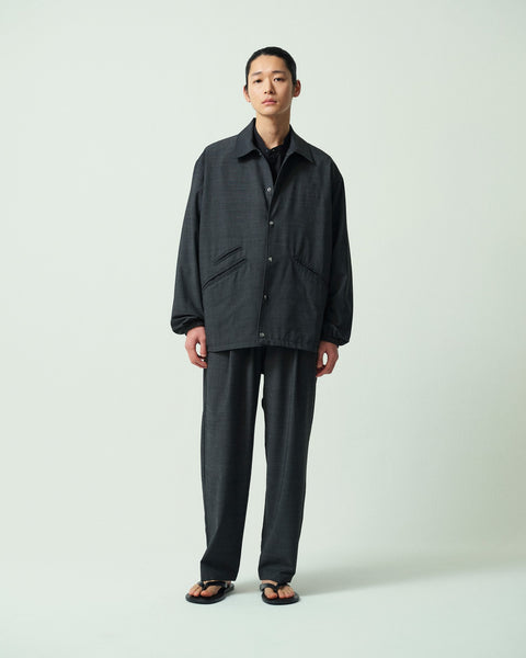 SUMMER WOOL MIX COACH JACKET