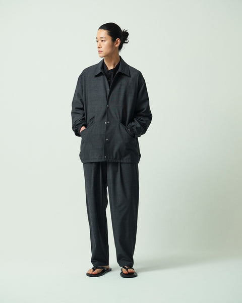 SUMMER WOOL MIX COACH JACKET