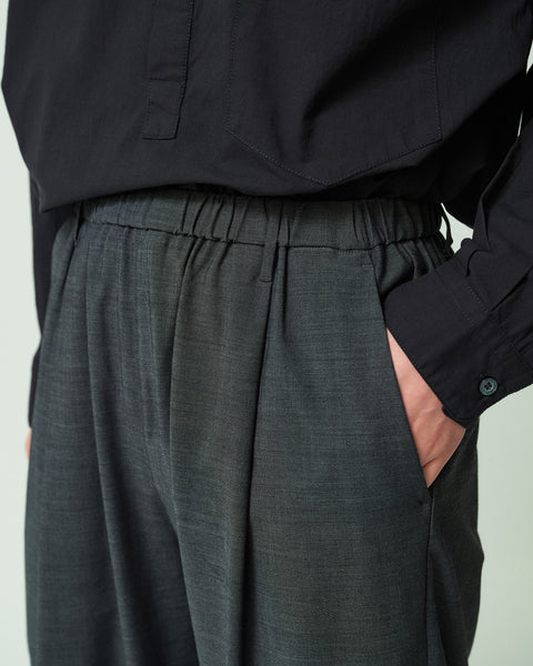 SUMMER WOOL MIX EASY PANTS