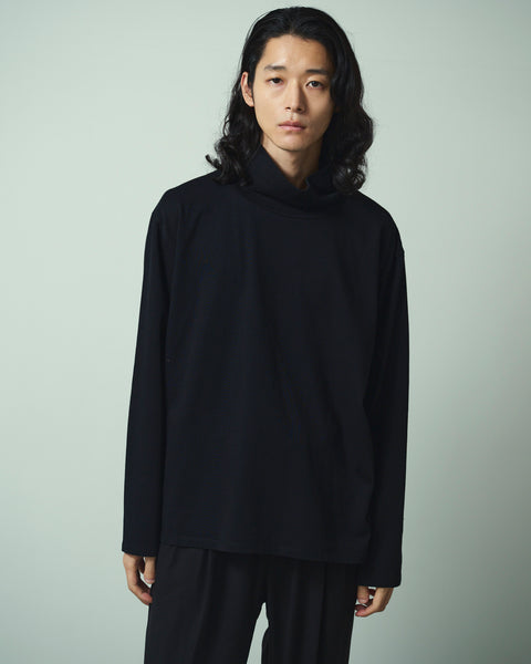 MERCERISED TURTLE NECK L/S TEE