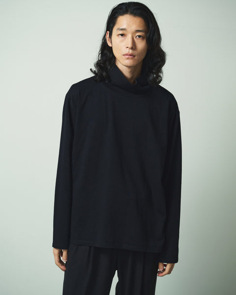 MERCERISED TURTLE NECK L/S TEE