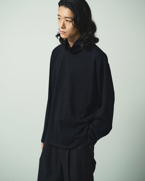MERCERISED TURTLE NECK L/S TEE