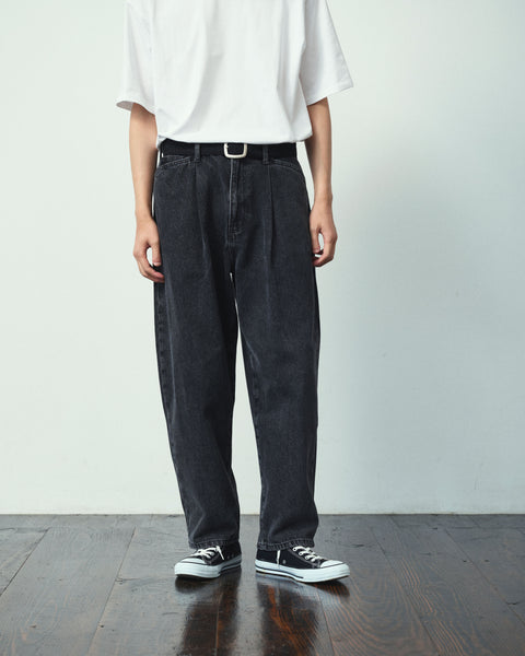 FADED WIDE DENIM