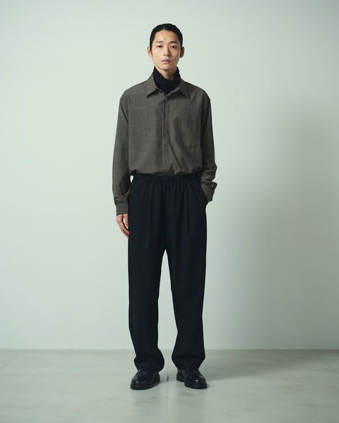 LIGHT WOOL MIX TRIPLE STITCH SHIRTS