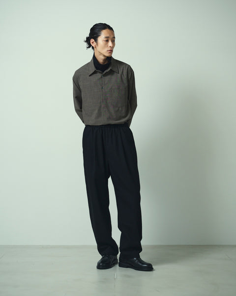 WOOL MIX EASY TROUSERS