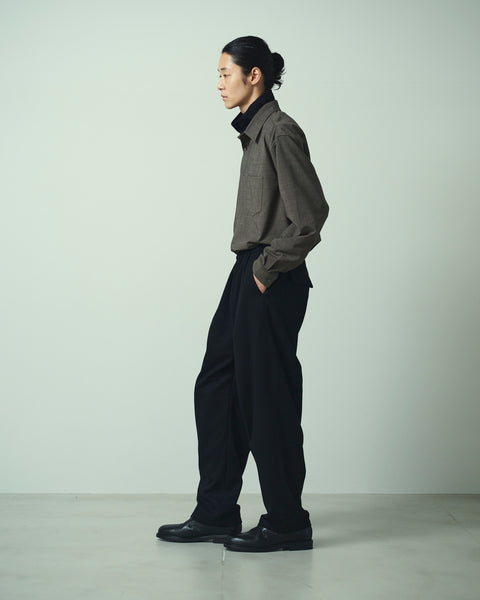 WOOL MIX EASY TROUSERS