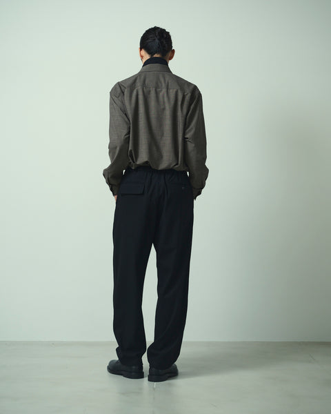 WOOL MIX EASY TROUSERS