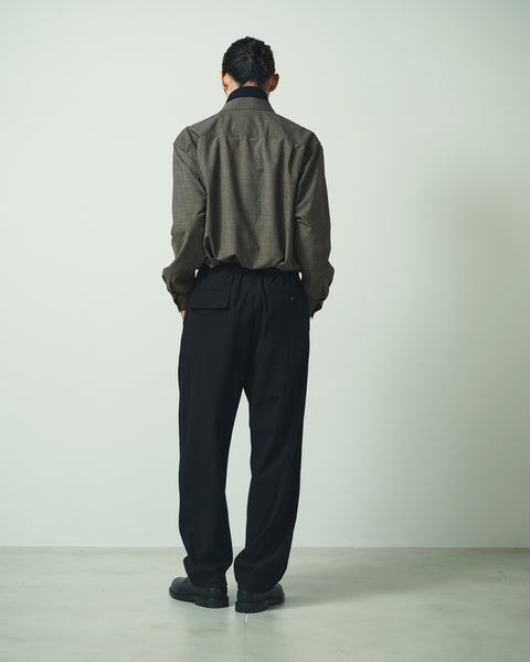 WOOL MIX EASY TROUSERS